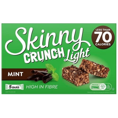 Skinny Crunch Mint & Dark Chocolate Bars (5Pack) (19g)