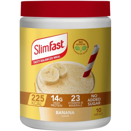 SlimFast Banana Meal Shake Powder 10 Meals (365g)