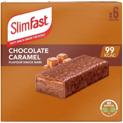 SlimFast Chocolate Caramel Treat Bars (6 x 26g)