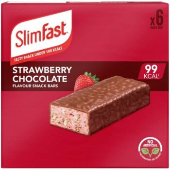 SlimFast Core Strawberry Chocolate Snack Bar Multipack (6 x 25g)