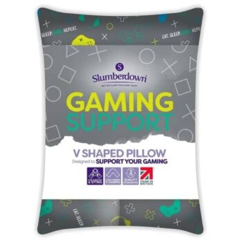Slumberdown V-Shaped Gaming Support Pillow