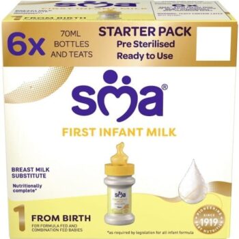 SMA Pro First Infant Milk From Birth Starter Pack (6 x 70ml, 420ml)