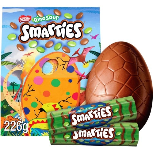Smarties Dinosaur Milk Chocolate Giant Easter Egg (226g)
