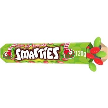 Smarties Elf Treats Milk Chocolate Giant Tube (120g)