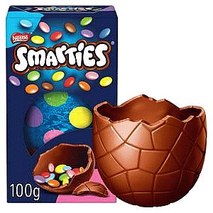 Smarties Medium Milk Chocolate Easter Egg (100g)