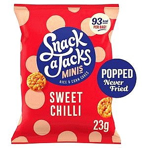 Snack a Jacks Rice Cakes Sweet Chilli (23g)