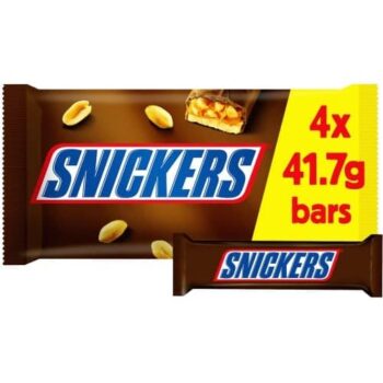 Snickers Chocolate Bars (4 x 41.7g)
