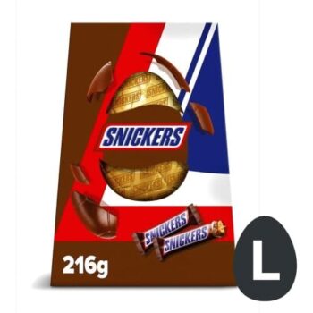 Snickers Milk Chocolate Easter Egg (216g)