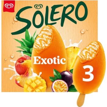 Solero Exotic Ice Cream Sticks (3 x 90ml)