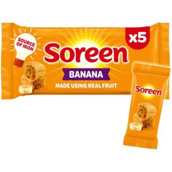 Soreen Banana Lunchbox Loaves Snack Bars (5 x 30g)