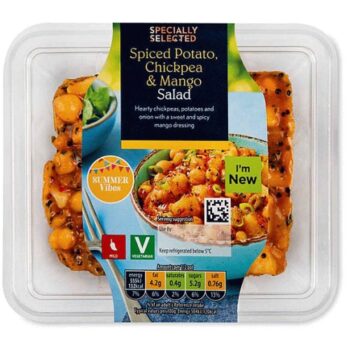 Spiced Potato Chickpea & Mango Salad