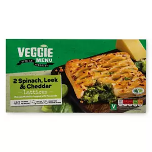 Spinach, Leek & Cheddar Lattices 2 Pack