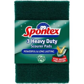 Spontex 3 Heavy Duty Scourer Pads (3)
