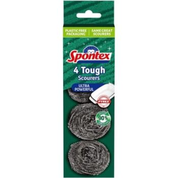 Spontex 4 Tough Scourers (4)