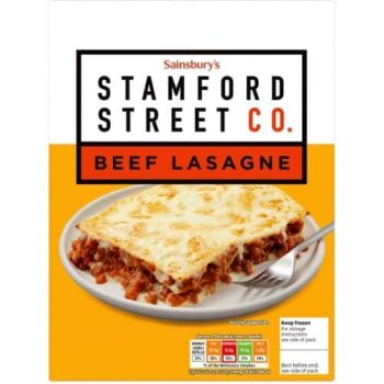 Stamford Street Co. Beef Lasagne Ready Meal For 1 (400g)