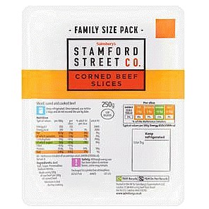 Stamford Street Co. Corned Beef Slices (250g)
