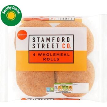 Stamford Street Co. Wholemeal Rolls (4 x 300g)
