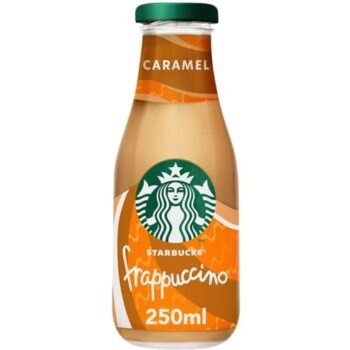 Starbucks Caramel Frappuccino Flavoured Milk Iced Coffee Drink Decadent Flavour (250ml)