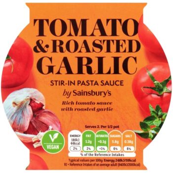 Stir In Tomato & Roasted Garlic Pasta Sauce (150g)