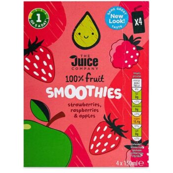 Strawberries Raspberries & Apples Kids Smoothies (4)