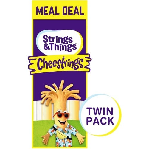 Strings & Things Cheestrings Twin Pack (40g)