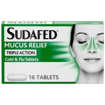 Sudafed Mucus Relief Triple Action Tablets (16)
