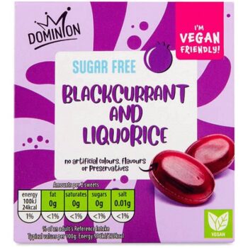 Sugar Free Blackcurrant & Liquorice Sherbet Sweets