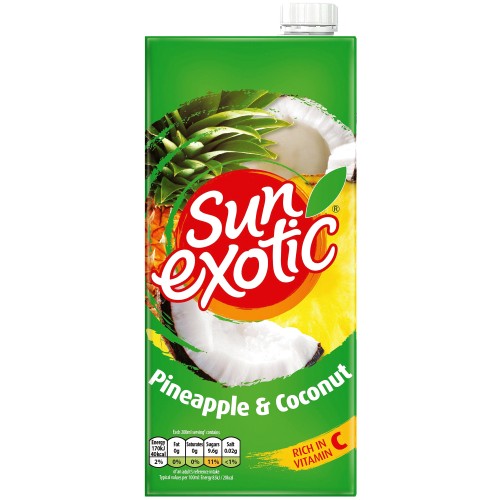Sun Exotic Pineapple & Coconut Fruit Juice Drink (1 Litre)