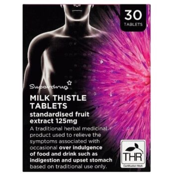 Superdrug Milk Thistle Tablets (30 x 125mg)