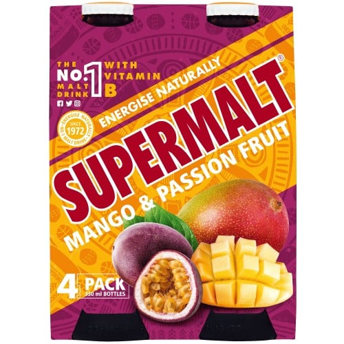 Supermalt Mango & Passionfruit (4 x 330ml)