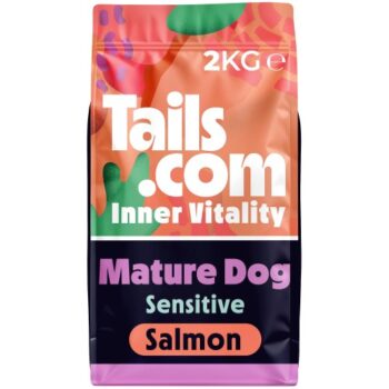 Tails.com Inner Vitality Sensitive Grain Free Mature Dog Dry Food Salmon (2kg)
