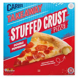 Takeaway Stuffed Crust Double Pepperoni Pizza