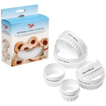 Tala 6 Reversible Round Crinkle Cutters