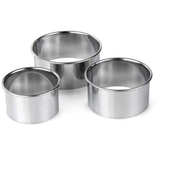 Tala Pastry Cutters Plain Set Of 3 S S
