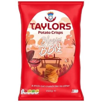 Taylors Blazin BBQ Flavour Potato Crisps