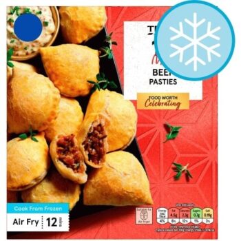 Tesco 10 Mini Beef Pasties (280g)