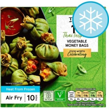 Tesco 10 Thai Inspired Vegetable Money Bags (200g)