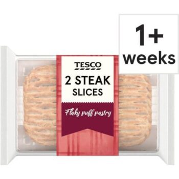Tesco 2 Steak Slice (300g)
