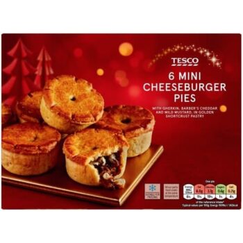Tesco 6 Mini Cheeseburger Pies