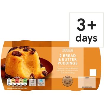 Tesco Bread & Butter Puddings (2 x 120g)