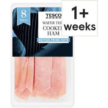 Tesco British Wafer Thin Cooked Ham Slices (120g)
