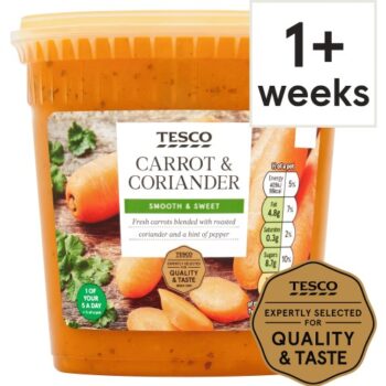 Tesco Carrot & Coriander Soup (600g)