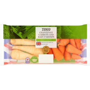 Tesco Chantenay Carrot and Baby Parsnip (350g)
