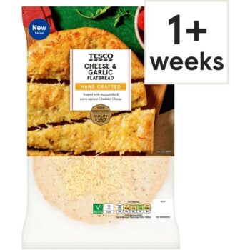 Tesco Cheese and Garlic Flatbread (230g)
