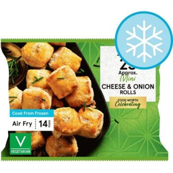 Tesco Cheese & Onion Rolls (25 x 375g)