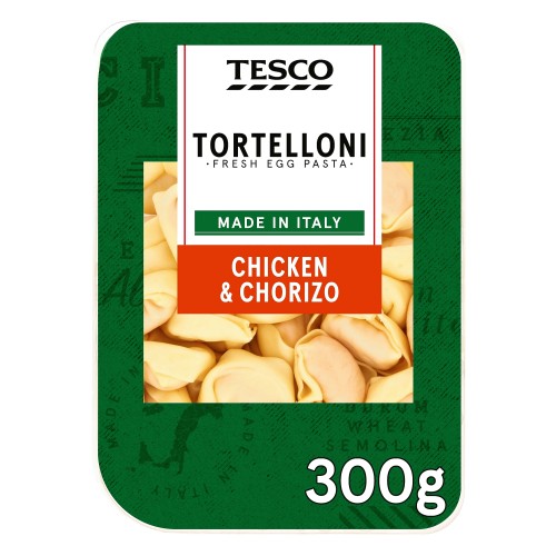 Tesco Chicken & Chorizo Fresh Tortelloni (300g)