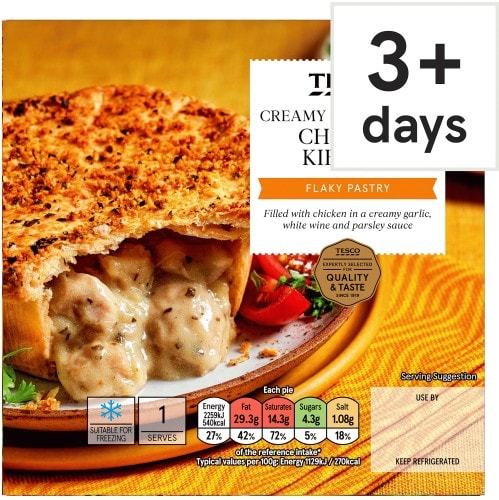 Tesco Chicken Kiev Pie (200g)