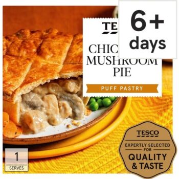 Tesco Chicken & Mushroom Puff Pastry Pie
