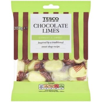 Tesco Chocolate Limes (200g)