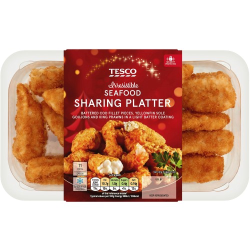 Tesco Coated Seafood Sharing Platter